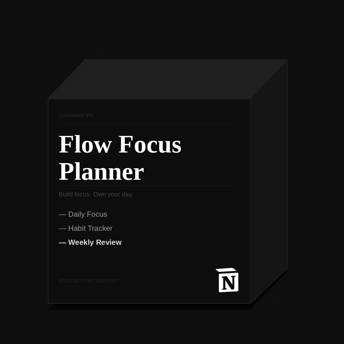 Flow Focus Planner