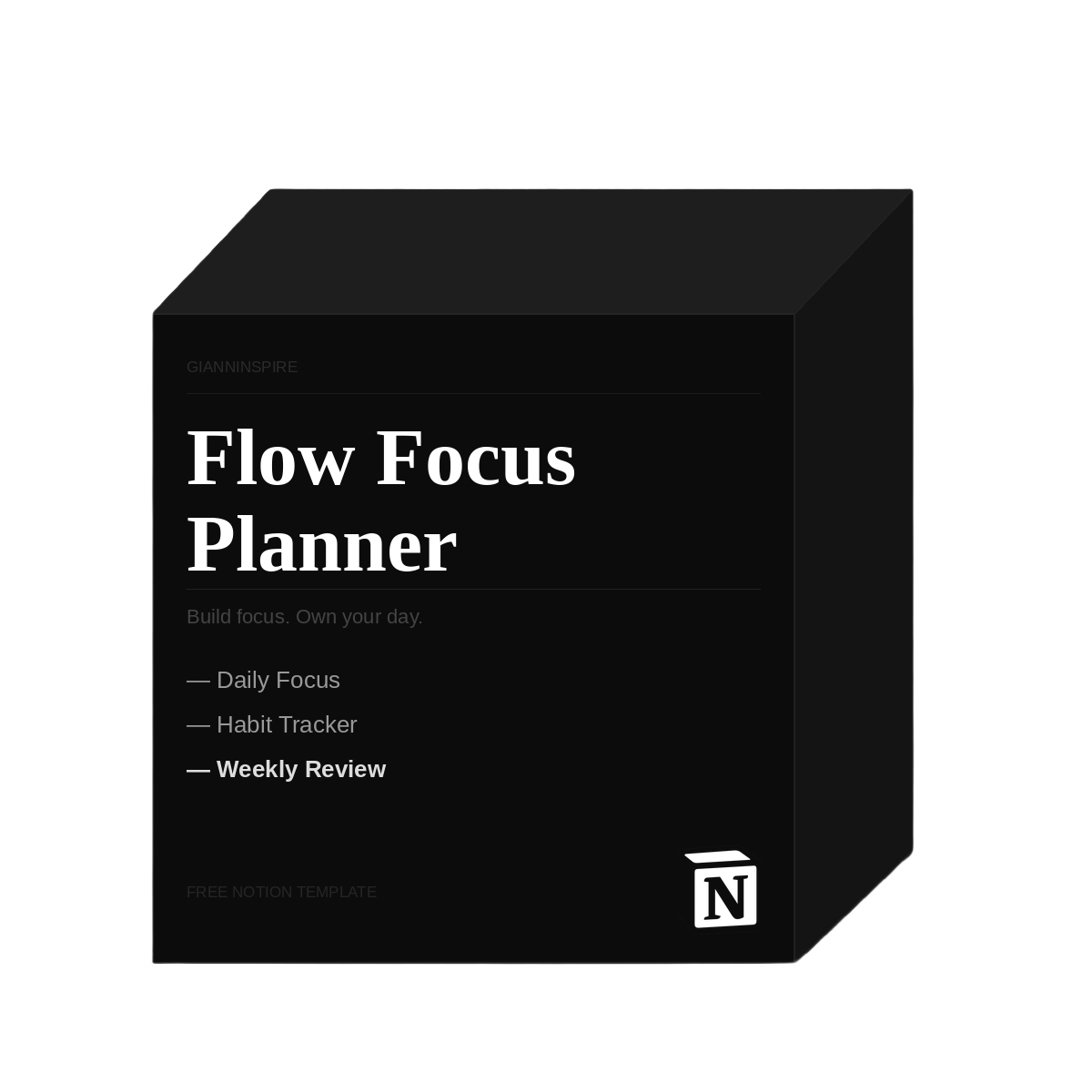 Flow Focus Planner